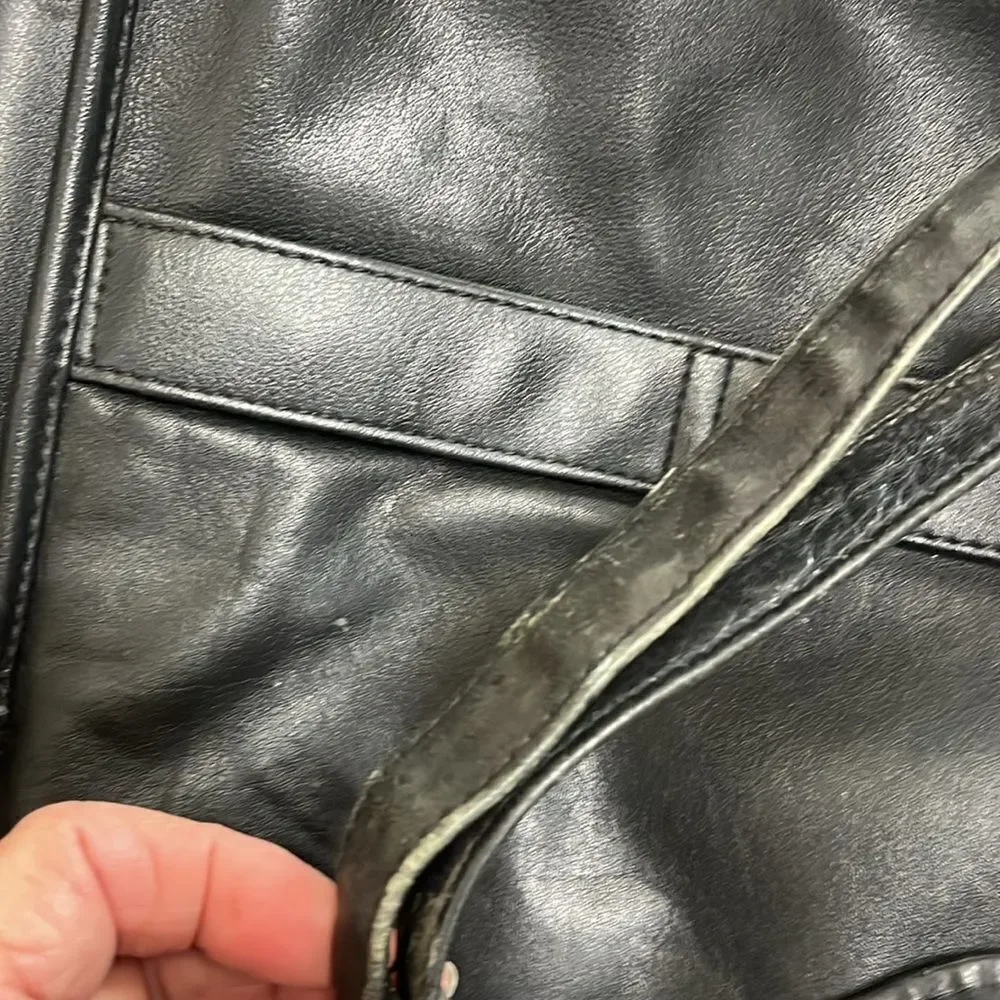 Men's Black Leather Bag
